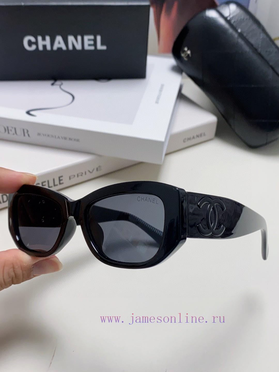 Chanel 2024 new Xiaohongshu hot item, dual CH handover logo sunglasses, women's high-end sun256u4u7w - Image 10