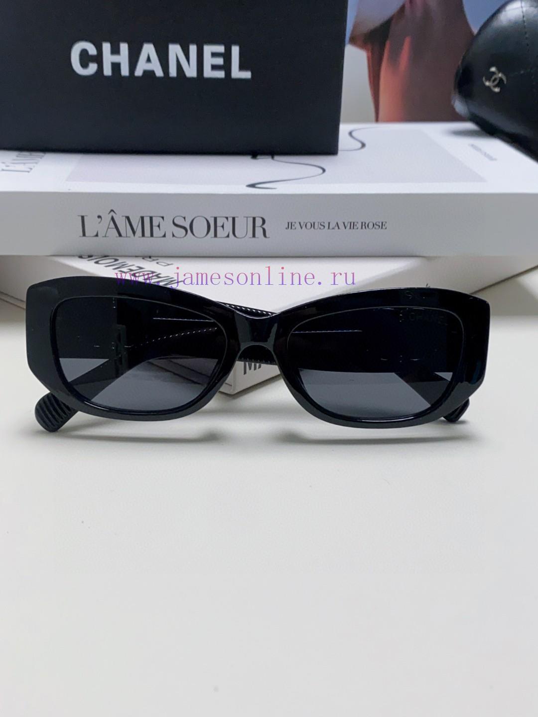 Chanel 2024 new Xiaohongshu hot item, dual CH handover logo sunglasses, women's high-end sun256u4u7w - Image 11