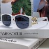 CHANEL Double C Large Logo Y2K Vintage Sunglasses VINTAGE Sunglasses Fashion and Elegant Blasptfd1zt