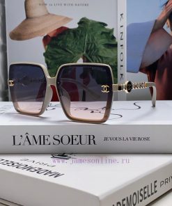Chanel 2024 New Polarized Sunglasses Fashion Women's Sunglasses Chanel Style Woven Chain Sunvjtidfov