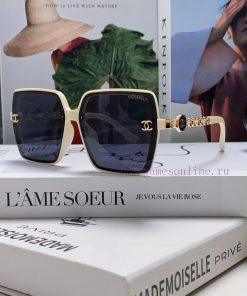 Chanel 2024 New Polarized Sunglasses Fashion Women's Sunglasses Chanel Style Woven Chain Sun1zlza2qs