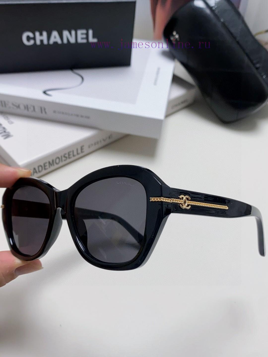 Chanel 2024 Chanel Sunglasses Chain Legs Butterfly Shaped Large Face Look Thin Simple Personcn3tl8qi - Image 11
