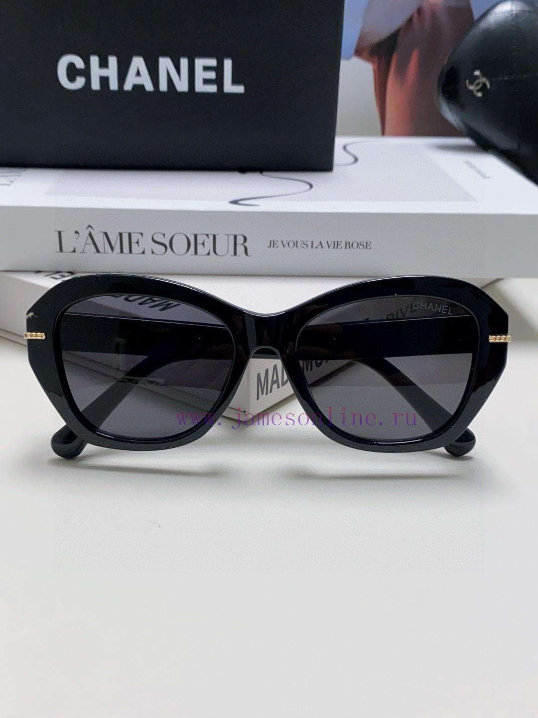 Chanel 2024 Chanel Sunglasses Chain Legs Butterfly Shaped Large Face Look Thin Simple Personcn3tl8qi - Image 12
