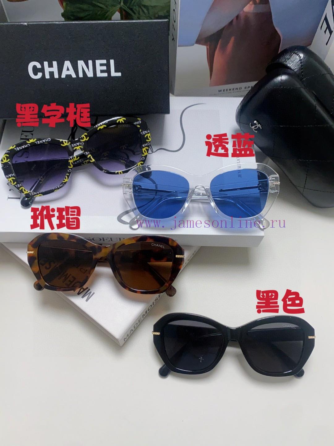 Chanel 2024 Chanel Sunglasses Chain Legs Butterfly Shaped Large Face Look Thin Simple Personcn3tl8qi - Image 15