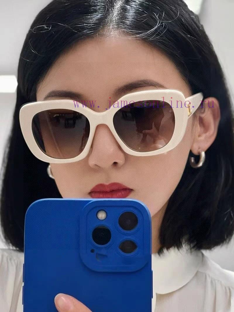 Celine Xiaohongshu, internet celebrity, round frame sunglasses, Triumphal Arch glasses, fashtnmt4a6d - Image 2
