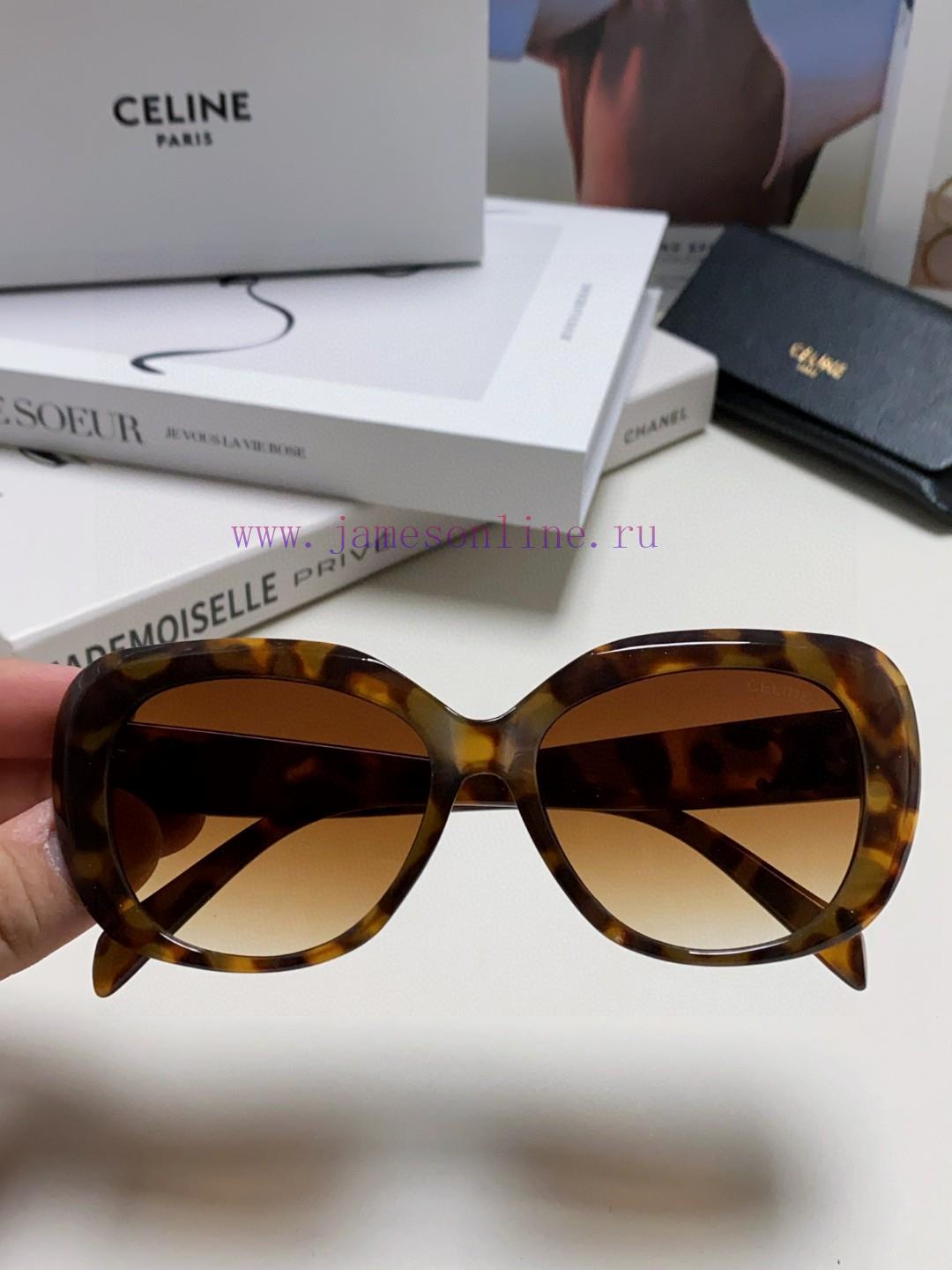 Celine Xiaohongshu, internet celebrity, round frame sunglasses, Triumphal Arch glasses, fashp2yahi58 - Image 7