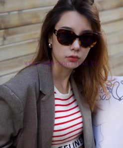 Celine Xiaohongshu, internet celebrity, round frame sunglasses, Triumphal Arch glasses, fash8n0jm8b1