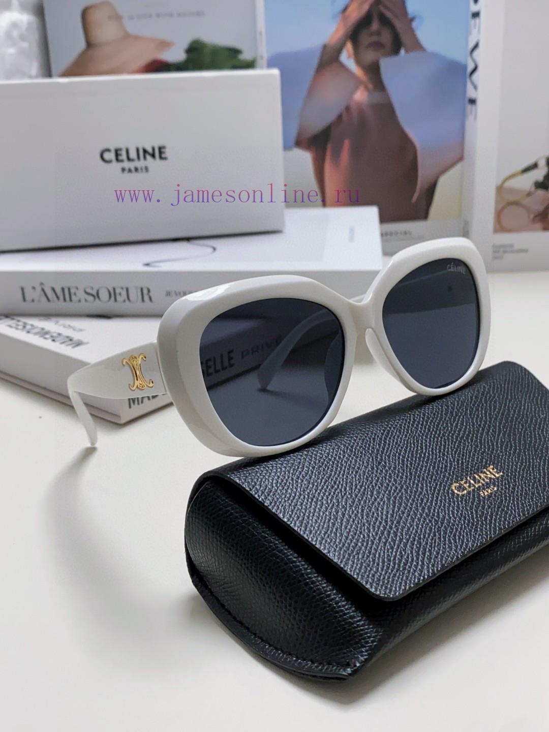 Celine Xiaohongshu, internet celebrity, round frame sunglasses, Triumphal Arch glasses, fashtnmt4a6d - Image 11