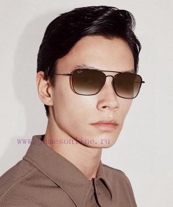 RayBanREVERSE Reversing Series Sunglasses Male Female Concave Sunglasses Pilot Square 0RBR01b8ggc0vi