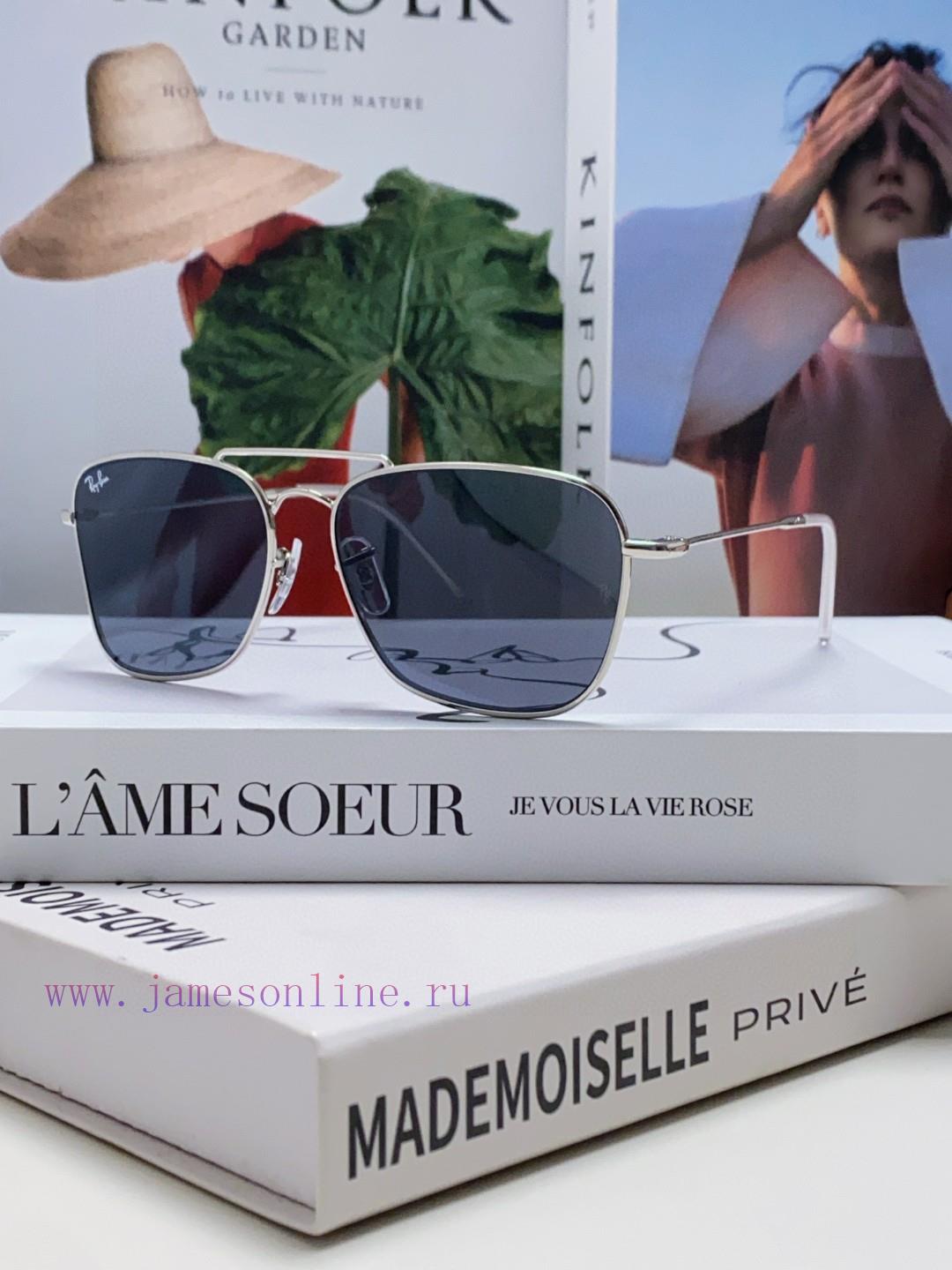 RayBanREVERSE Reversing Series Sunglasses Male Female Concave Sunglasses Pilot Square 0RBR010okz2uwu - Image 3