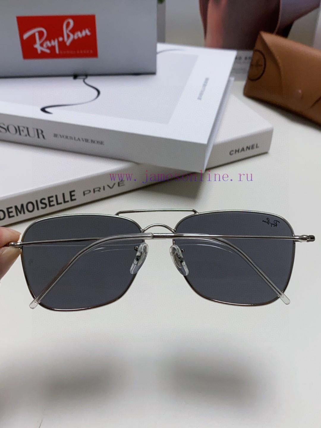 RayBanREVERSE Reversing Series Sunglasses Male Female Concave Sunglasses Pilot Square 0RBR010okz2uwu - Image 7
