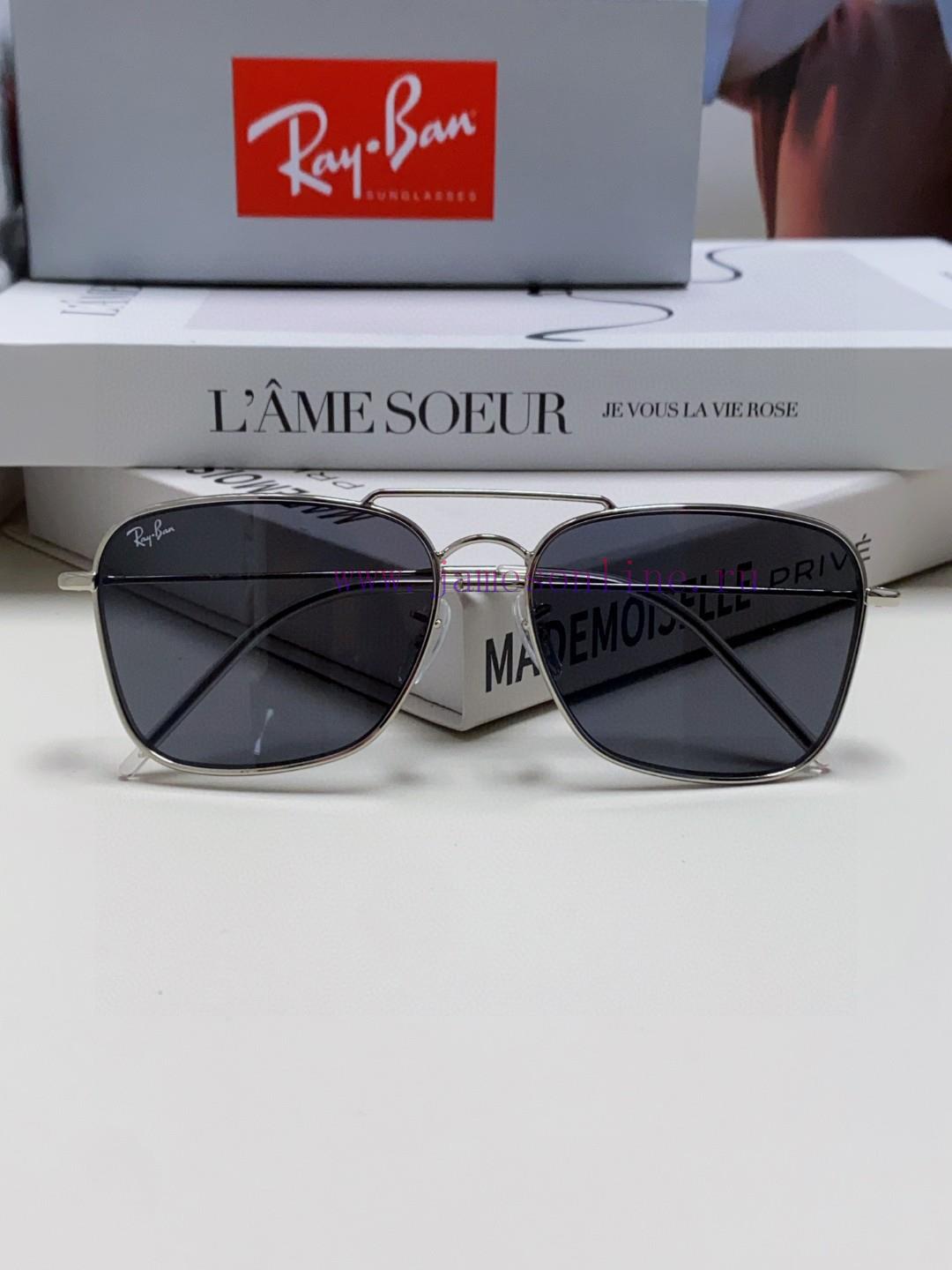 RayBanREVERSE Reversing Series Sunglasses Male Female Concave Sunglasses Pilot Square 0RBR010okz2uwu - Image 9