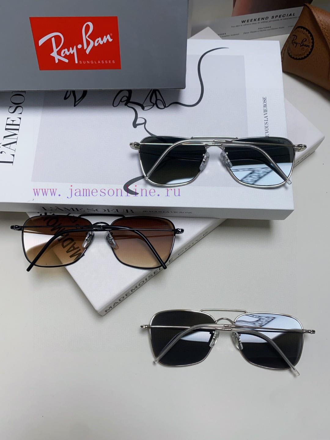 RayBanREVERSE Reversing Series Sunglasses Male Female Concave Sunglasses Pilot Square 0RBR010okz2uwu - Image 11