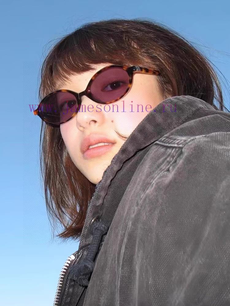 MIUMIU Zhang Yuanying Bookworm Retro Small Round Frame Sunglasses for Men and Women 2024 Newyld0fiuf - Image 2