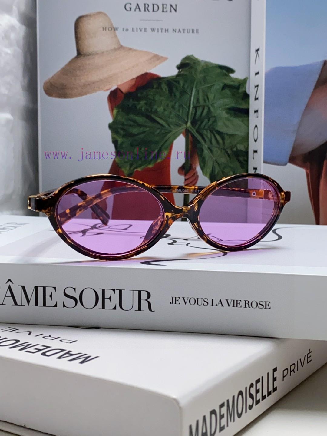 MIUMIU Zhang Yuanying Bookworm Retro Small Round Frame Sunglasses for Men and Women 2024 Newyld0fiuf - Image 4