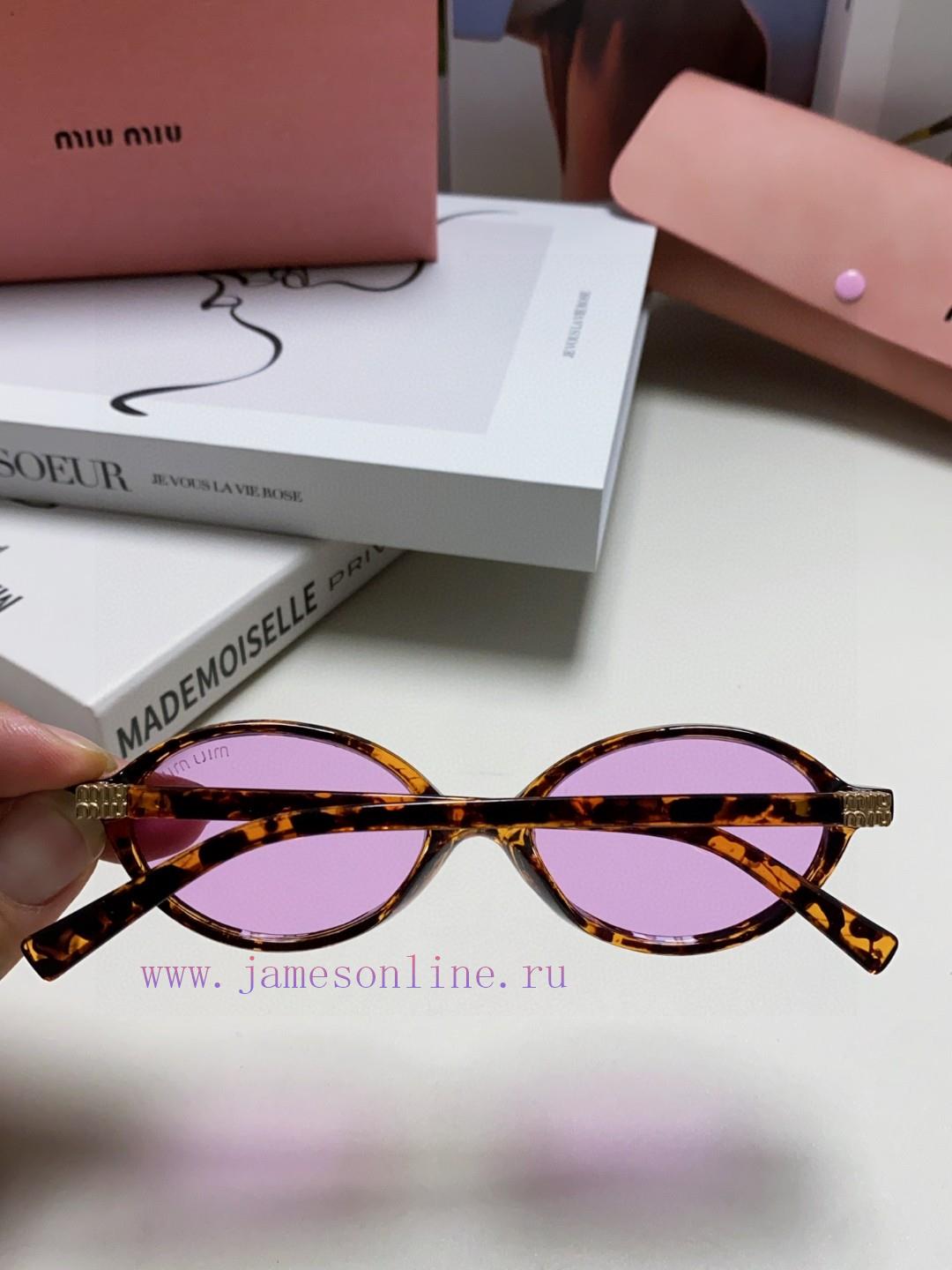 MIUMIU Zhang Yuanying Bookworm Retro Small Round Frame Sunglasses for Men and Women 2024 Newyld0fiuf - Image 7
