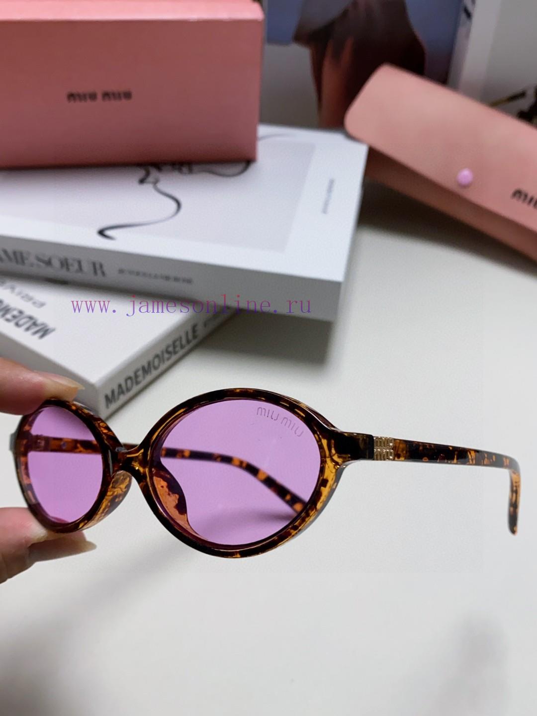 MIUMIU Zhang Yuanying Bookworm Retro Small Round Frame Sunglasses for Men and Women 2024 Newyld0fiuf - Image 8