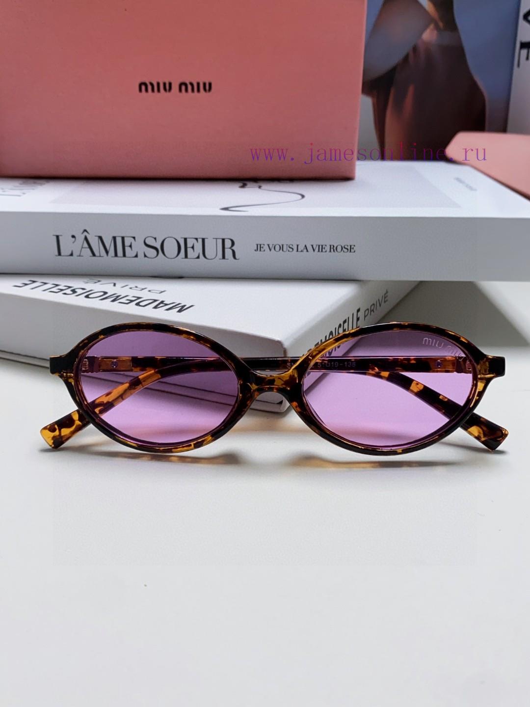MIUMIU Zhang Yuanying Bookworm Retro Small Round Frame Sunglasses for Men and Women 2024 Newyld0fiuf - Image 9
