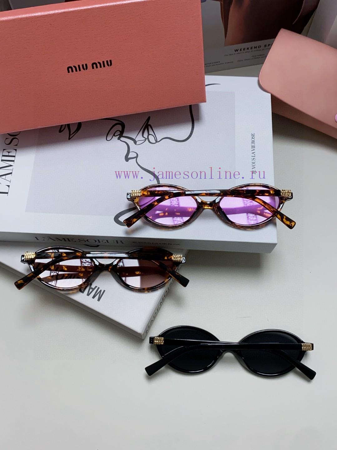 MIUMIU Zhang Yuanying Bookworm Retro Small Round Frame Sunglasses for Men and Women 2024 Newyld0fiuf - Image 11