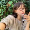 MIUMIU Zhang Yuanying Bookworm Retro Small Round Frame Sunglasses for Men and Women 2024 New7l97ny2p