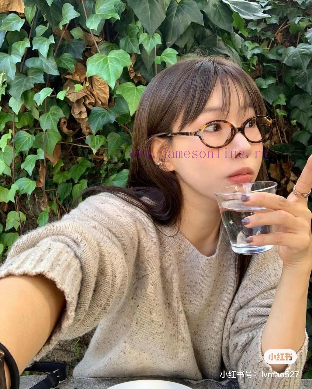 MIUMIU Zhang Yuanying Bookworm Retro Small Round Frame Sunglasses for Men and Women 2024 New7l97ny2p - Image 2