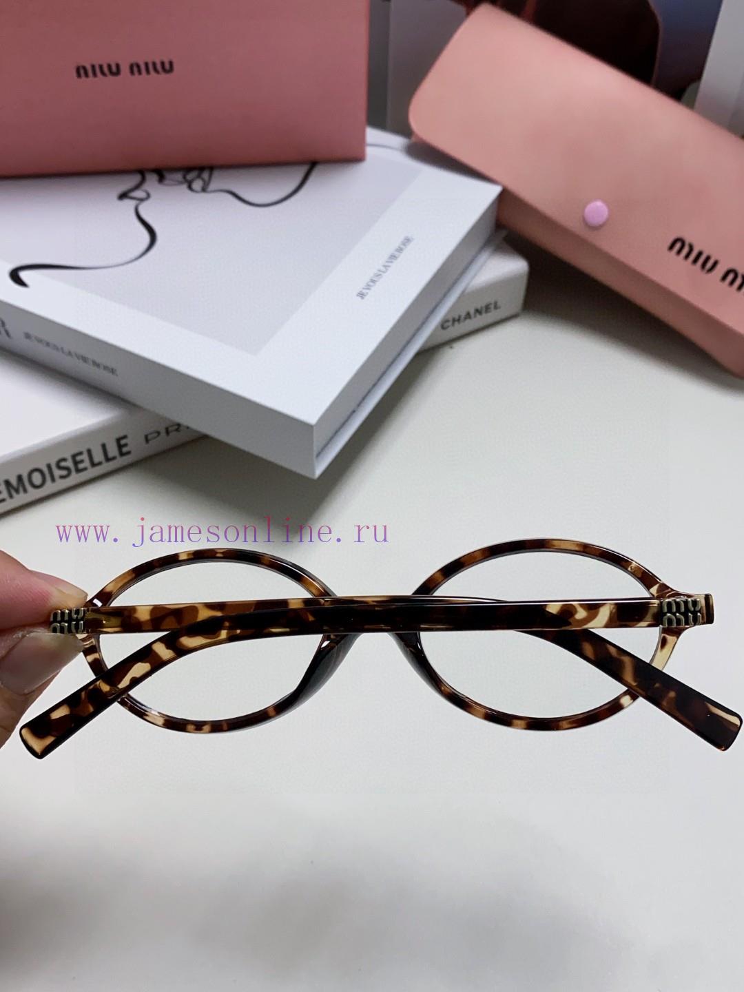 MIUMIU Zhang Yuanying Bookworm Retro Small Round Frame Sunglasses for Men and Women 2024 New7l97ny2p - Image 8