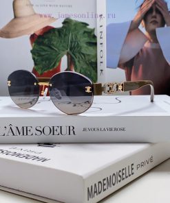 Celine Celine 2024 new Arc de Triomphe European and American fashion frameless oval cut edge2hpnko24