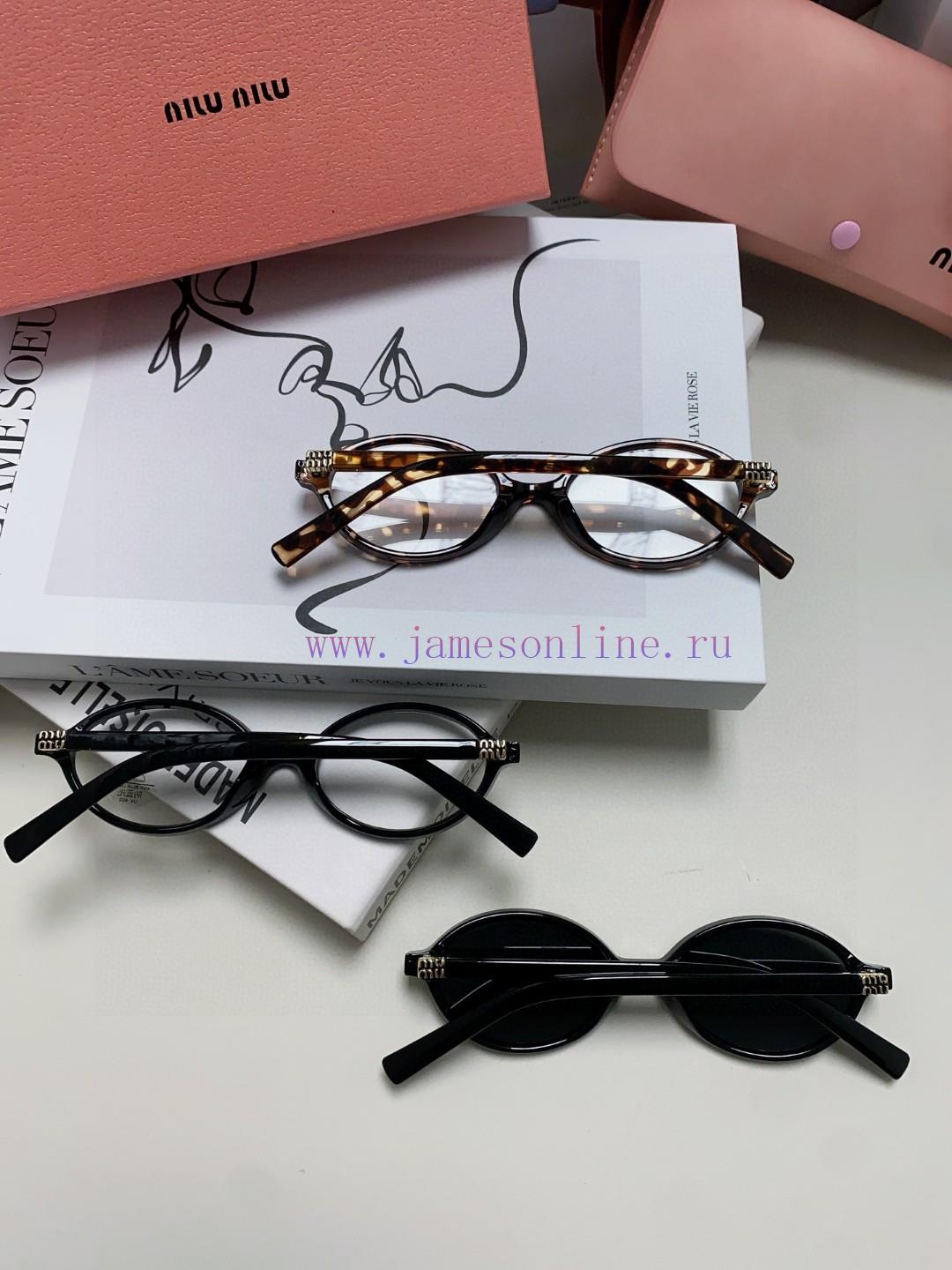 MIUMIU Zhang Yuanying Bookworm Retro Small Round Frame Sunglasses for Men and Women 2024 New7l97ny2p - Image 12