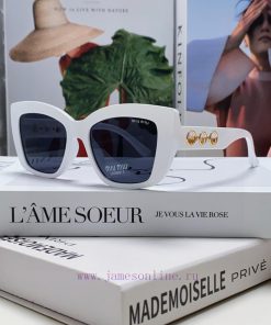MiuMiu Miu 2024 New European and American New Fashion Sunscreen Cat Eyes Women's Sunglasses cowjckev