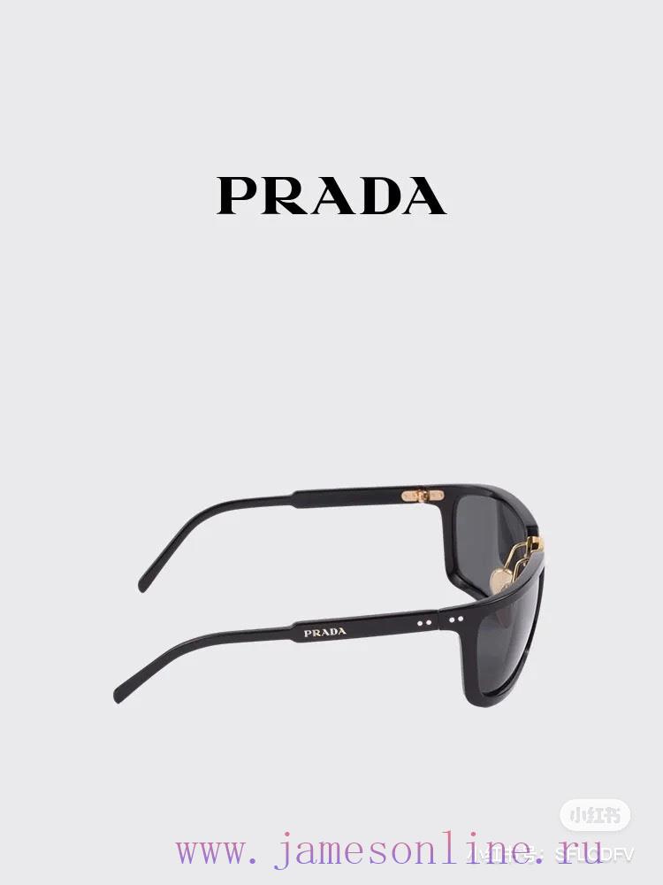 Prada official new sunglasses, suitable for both men and women, lightweight and comfortable<8smthwxz - Image 2