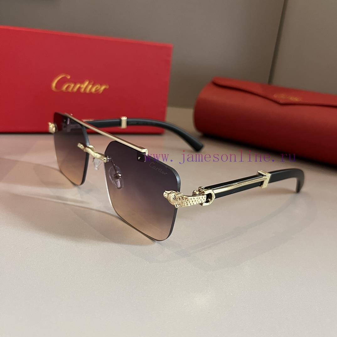 Cartier's precious sunglasses are made of metal material, PC frame, and have ten frameless lnuvtipwh - Image 4