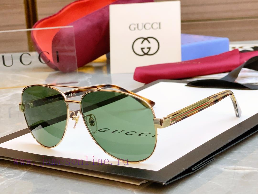 Colorful and high-quality Gucci GG0528S ultra classic toad style high-quality new metal sungi7m3r8xg - Image 6