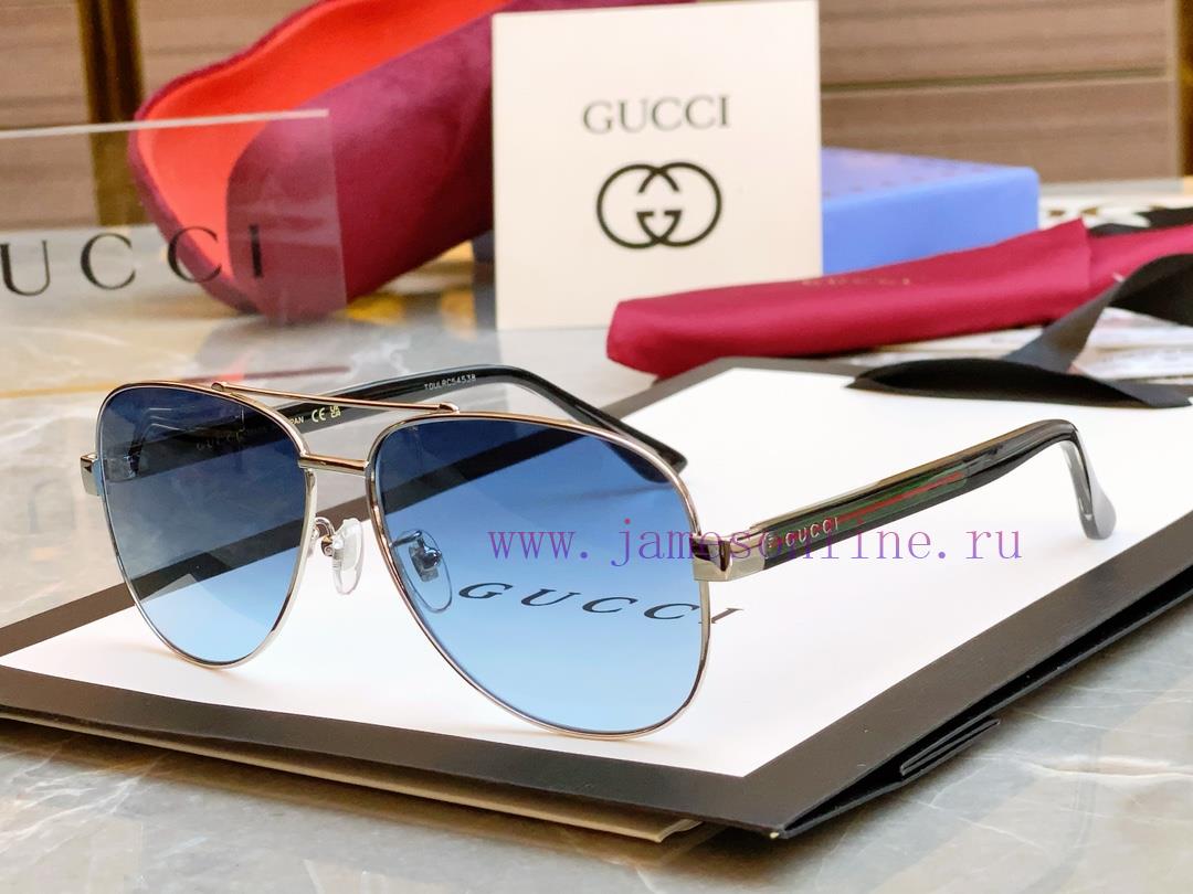 Colorful and high-quality Gucci GG0528S ultra classic toad style high-quality new metal sungi7m3r8xg - Image 9