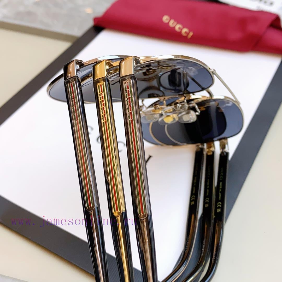 Colorful and high-quality Gucci GG0528S ultra classic toad style high-quality new metal sung7j38an6f - Image 5