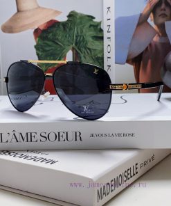 Lv Louis Vuitton 2024 New Fashionable and Personalized Double Beam Pilot Toad Mirror Polariznm2dh46c