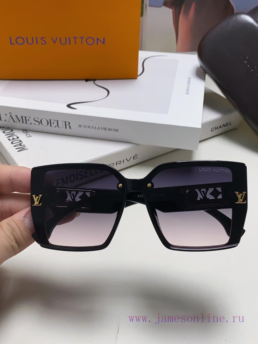 Lv Louis Vuitton 2024 New Polarized Sunglasses for Women, Internet Celebrity, Large Frame Fa10mi4udg - Image 5