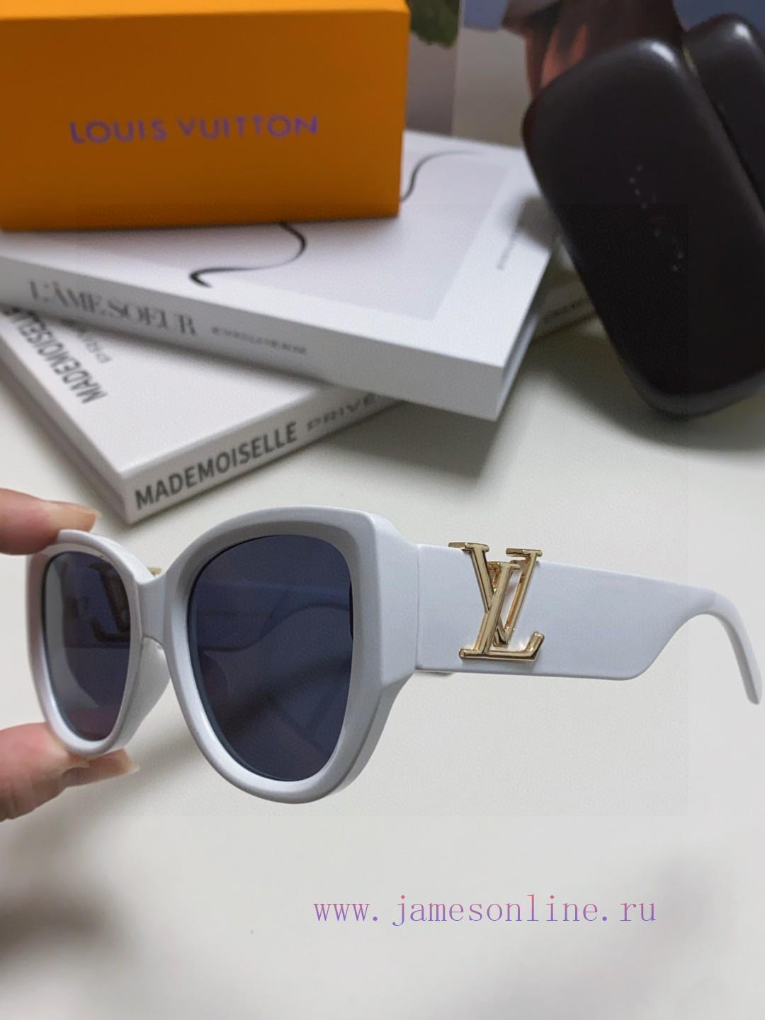 LV Louis Vuitton retro cat eye butterfly shaped sunglasses for women, big frame, spicy girl,efcshha6 - Image 7