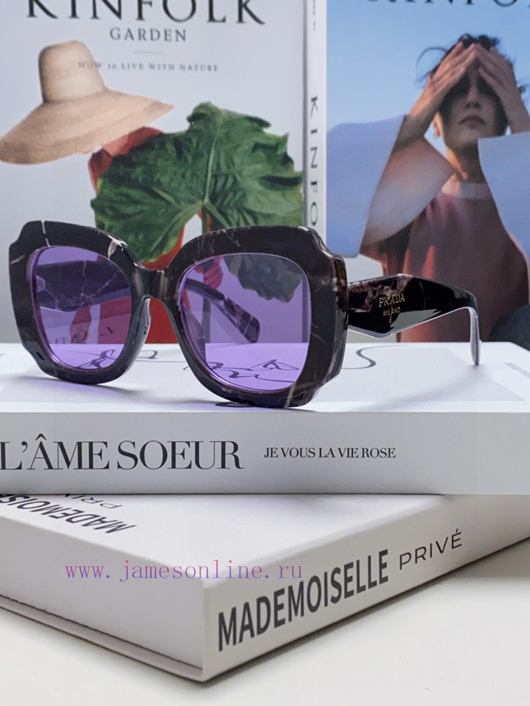 PRADA Sunglasses SPR16YSF Women's Multi sided Large Frame Casual Art Lucky Clover Sunglassesufjtppjx