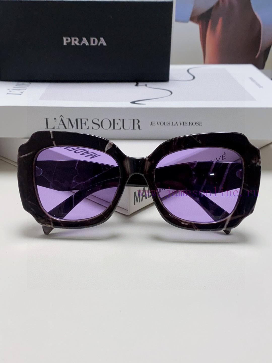 PRADA Sunglasses SPR16YSF Women's Multi sided Large Frame Casual Art Lucky Clover Sunglassesufjtppjx - Image 8