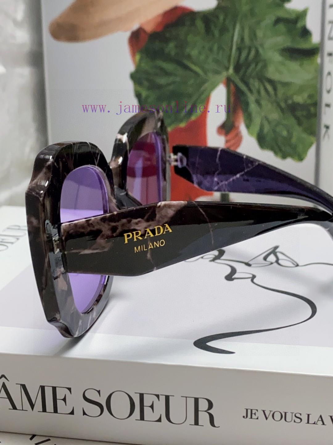 PRADA Sunglasses SPR16YSF Women's Multi sided Large Frame Casual Art Lucky Clover Sunglassesufjtppjx - Image 10