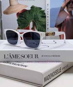 Prada 2024 New Sunglasses Men's Retro Fashion Sunglasses Men's and Women's Large Frame Drivitbcb5due