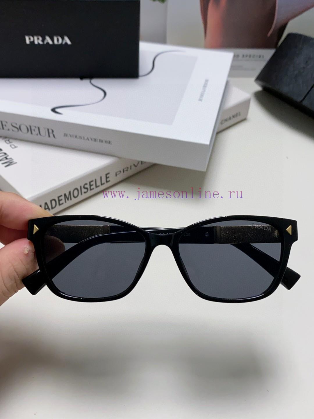 Prada 2024 New Sunglasses Men's Retro Fashion Sunglasses Men's and Women's Large Frame Drivitc91d7oc - Image 5