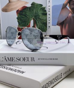 Prada 2024 New Polarized Mirror Printed Double Beam Sunglasses Classic Toad Mirror Driving Al42coovr