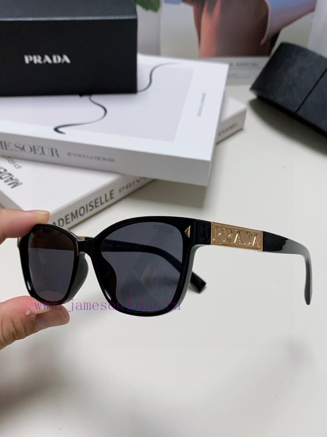 Prada 2024 New Sunglasses Men's Retro Fashion Sunglasses Men's and Women's Large Frame Drivitc91d7oc - Image 7