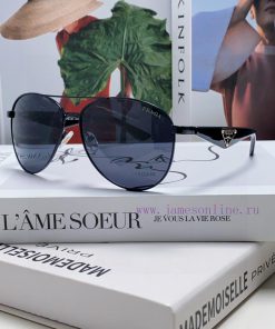 Prada 2024 New Polarized Mirror Printed Double Beam Sunglasses Classic Toad Mirror Driving Ay21jwoni