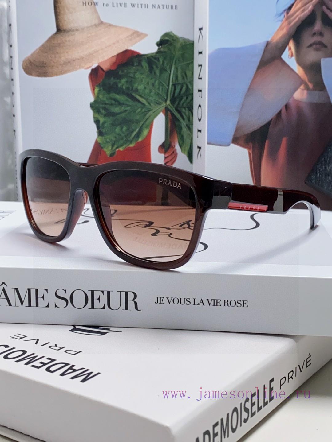 PRADA new men's European and American sports sunglasses, women's UV resistant popular glasse7204gjdd - Image 2