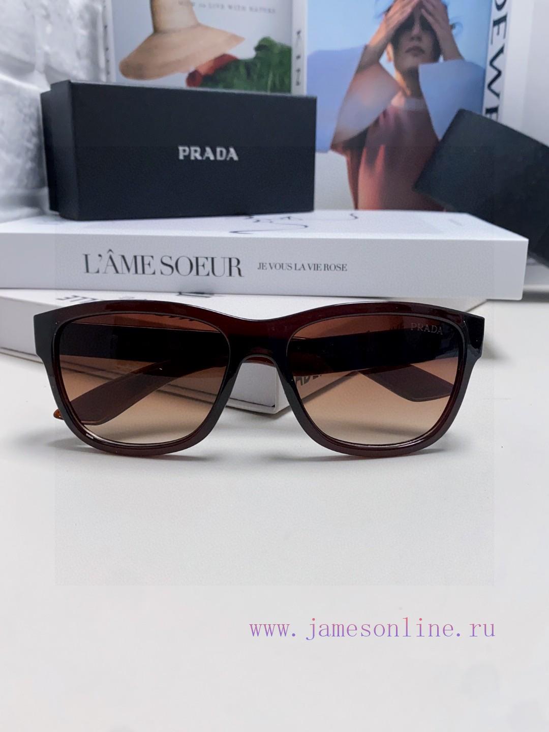 PRADA new men's European and American sports sunglasses, women's UV resistant popular glasse7204gjdd - Image 8