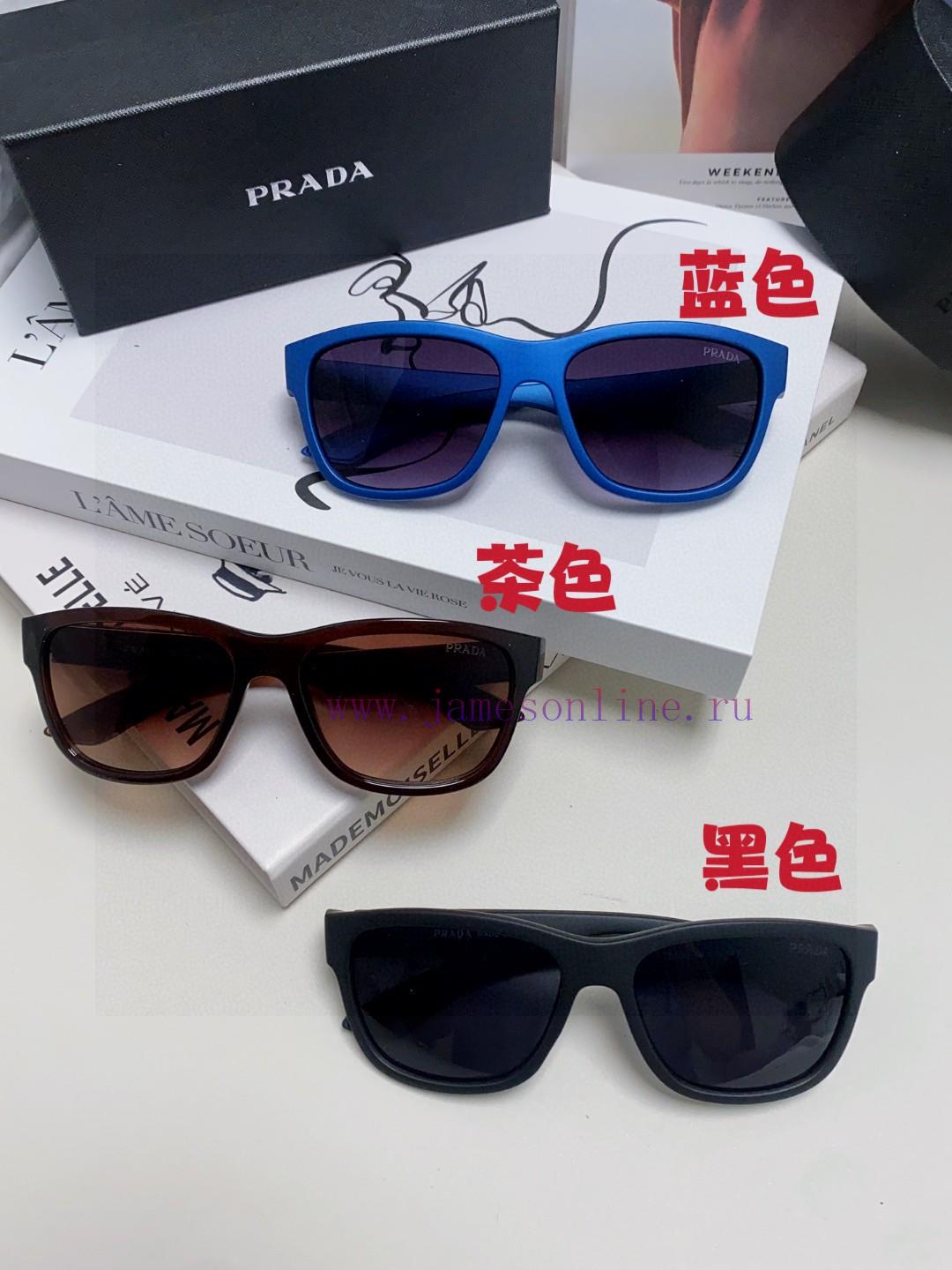 PRADA new men's European and American sports sunglasses, women's UV resistant popular glasse7204gjdd - Image 11