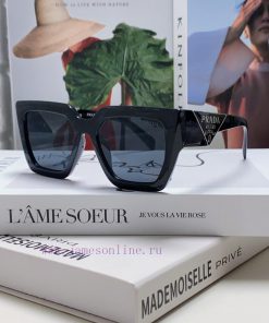 Prada 2024 New Fashionable Square Driving Sunglasses for Men and Women with Large Frame PR Hrwwotj88