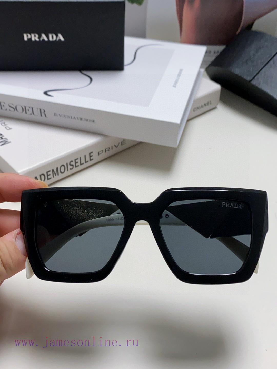 Prada 2024 New Fashionable Square Driving Sunglasses for Men and Women with Large Frame PR Hwn4rfa54 - Image 5